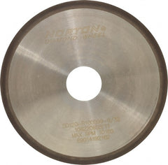 Norton - 6" Diam x 1-1/4" Hole, 120 Grit Surface Grinding Wheel - Diamond, Type 1A1R, Coarse Grade - Exact Tooling
