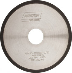 Norton - 6" Diam x 1-1/4" Hole, 120 Grit Surface Grinding Wheel - Type 1A1R, Coarse Grade - Exact Tooling