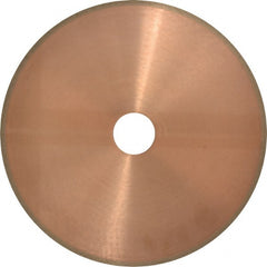 Norton - 8" Diam x 1-1/4" Hole, 180 Grit Surface Grinding Wheel - Diamond, Type 1A1R, Medium Grade - Exact Tooling