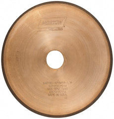 Norton - 8" Diam x 1-1/4" Hole, 180 Grit Surface Grinding Wheel - Diamond, Type 1A1R, Medium Grade - Exact Tooling