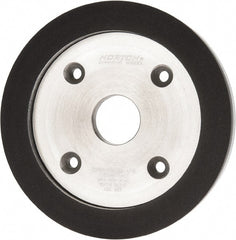 Norton - 6" Diam, 1-1/4" Hole Size, 3/4" Overall Thickness, 150 Grit, Type 6 Tool & Cutter Grinding Wheel - Very Fine Grade, Diamond, P Hardness, Vitrified Bond - Exact Tooling