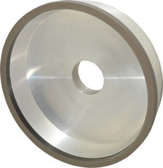 Norton - 6" Diam, 1-1/4" Hole Size, 1-1/2" Overall Thickness, 150 Grit, Type 11 Tool & Cutter Grinding Wheel - Very Fine Grade, Diamond, Resinoid Bond - Exact Tooling
