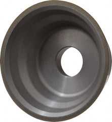 Norton - 3" Diam, 3/4" Hole Size, 1-1/4" Overall Thickness, 150 Grit, Type 11 Tool & Cutter Grinding Wheel - Very Fine Grade, Diamond, Resinoid Bond - Exact Tooling