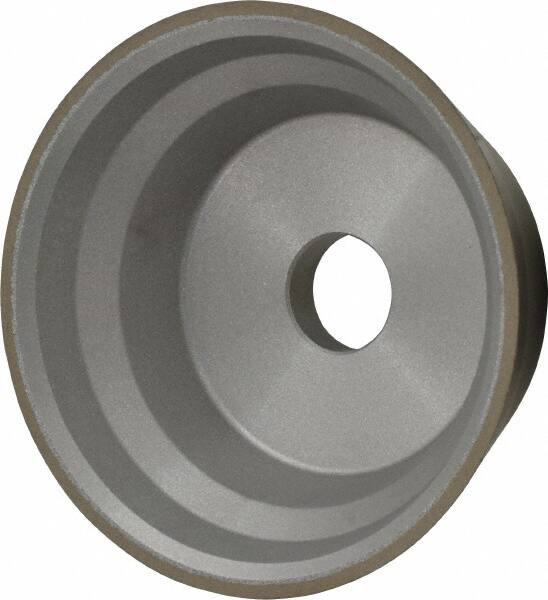 Norton - 3-3/4" Diam, 3/4" Hole Size, 1-1/2" Overall Thickness, 120 Grit, Type 11 Tool & Cutter Grinding Wheel - Fine Grade, Diamond, Resinoid Bond - Exact Tooling
