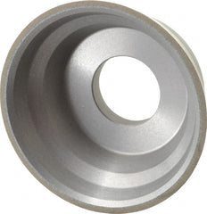 Norton - 3-3/4" Diam, 1-1/4" Hole Size, 1-1/2" Overall Thickness, 150 Grit, Type 11 Tool & Cutter Grinding Wheel - Very Fine Grade, CBN, Resinoid Bond - Exact Tooling