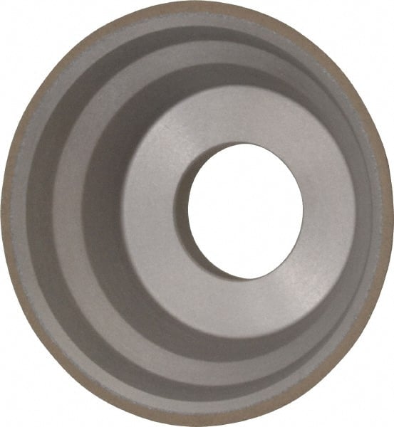 Norton - 3-3/4" Diam, 1-1/4" Hole Size, 1-1/2" Overall Thickness, 150 Grit, Type 11 Tool & Cutter Grinding Wheel - Very Fine Grade, Diamond, Resinoid Bond - Exact Tooling