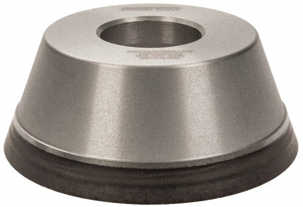 Norton - 3-3/4" Diam, 1-1/4" Hole Size, 1-1/2" Overall Thickness, 120 Grit, Type 11 Tool & Cutter Grinding Wheel - Fine Grade, Diamond, Resinoid Bond - Exact Tooling