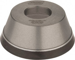 Norton - 3-3/4" Diam, 1-1/4" Hole Size, 1-1/2" Overall Thickness, 180 Grit, Type 11 Tool & Cutter Grinding Wheel - Very Fine Grade, Diamond, Resinoid Bond - Exact Tooling