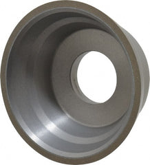 Norton - 3-3/4" Diam, 1-1/4" Hole Size, 1-1/2" Overall Thickness, 150 Grit, Type 11 Tool & Cutter Grinding Wheel - Very Fine Grade, Diamond, Resinoid Bond - Exact Tooling