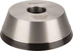 Norton - 5" Diam, 1-1/4" Hole Size, 1-3/4" Overall Thickness, 150 Grit, Type 11 Tool & Cutter Grinding Wheel - Very Fine Grade, CBN, Resinoid Bond - Exact Tooling