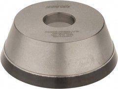 Norton - 5" Diam, 1-1/4" Hole Size, 1-3/4" Overall Thickness, 100 Grit, Type 11 Tool & Cutter Grinding Wheel - Fine Grade, Diamond, Resinoid Bond - Exact Tooling