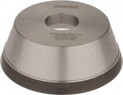 Norton - 5" Diam, 1-1/4" Hole Size, 1-3/4" Overall Thickness, 150 Grit, Type 11 Tool & Cutter Grinding Wheel - Very Fine Grade, Diamond, Resinoid Bond - Exact Tooling