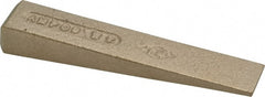 Ampco - 4" OAL Nonsparking Flange Wedge - 3/4" Wide x 1/2" High - Exact Tooling