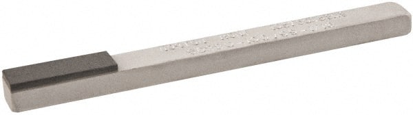 Norton - Very Fine, 1" Length of Cut, Single End Diamond Hone - 220 Grit, 3/8" Wide x 1/4" High x 4" OAL - Exact Tooling