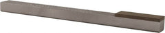 Norton - Coarse, 1" Length of Cut, Single End Diamond Hone - 10/20 Micron, 3/8" Wide x 1/4" High x 4" OAL - Exact Tooling