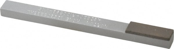 Norton - Very Fine, 1" Length of Cut, Single End Diamond Hone - 220 Grit, 3/8" Wide x 1/4" High x 4" OAL - Exact Tooling