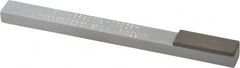 Norton - Very Fine, 1" Length of Cut, Single End Diamond Hone - 220 Grit, 3/8" Wide x 1/4" High x 4" OAL - Exact Tooling