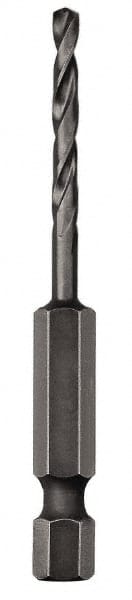 DeWALT - 5/32" Diam, Hex Shank, High Speed Steel Rotary & Hammer Drill Bit - Exact Tooling