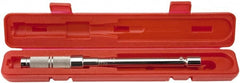 Proto - 3/8" Drive Interchangeable Head Torque Wrench Assembly - 3 N/m to 80 Ft/Lb Torque, 15" OAL - Exact Tooling
