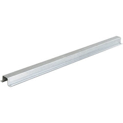 Steel King - 3" Wide, 1 High, Open Shelving Accessory/Component - Steel, Galvanized Finish, 42" Long, Use with Pallet Racks - Exact Tooling