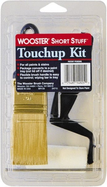 Wooster Brush - Trim Paint Roller Kit - Includes Paint Tray, Roller Cover & Frame - Exact Tooling