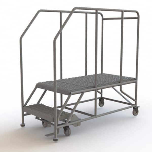 TRI-ARC - Rolling & Wall Mounted Ladders & Platforms Type: Rolling Work Platform Style: Steel Work Platform - Exact Tooling