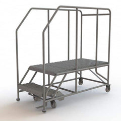 TRI-ARC - Rolling & Wall Mounted Ladders & Platforms Type: Rolling Work Platform Style: Steel Work Platform - Exact Tooling