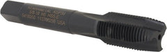 Kennametal - 5/8-18, 3 Flute, Oxide Finish, Vanadium High Speed Steel Spiral Point Tap - Plug Chamfer, Right Hand Thread, 3-13/16" OAL, 27.7mm Thread Length, 12.19mm Shank Diam, 2B Class of Fit, Series GOtap - Exact Tooling