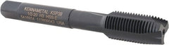 Kennametal - 1/2-20, 3 Flute, Oxide Finish, Vanadium High Speed Steel Spiral Point Tap - Plug Chamfer, Right Hand Thread, 3-3/8" OAL, 23.9mm Thread Length, 9.32mm Shank Diam, 3B Class of Fit, Series GOtap - Exact Tooling