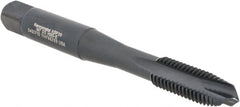 Kennametal - M7x1.00, 3 Flute, Oxide Finish, Vanadium High Speed Steel Spiral Point Tap - Plug Chamfer, Right Hand Thread, 2-23/32" OAL, 17.5mm Thread Length, 8.08mm Shank Diam, Series GOtap - Exact Tooling