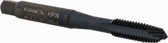 Kennametal - M6x1.00, 3 Flute, Oxide Finish, Vanadium High Speed Steel Spiral Point Tap - Plug Chamfer, Right Hand Thread, 2-1/2" OAL, 16mm Thread Length, 6.48mm Shank Diam, 6H Class of Fit, Series GOtap - Exact Tooling