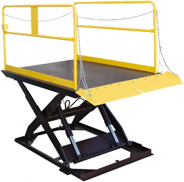 Vestil - 6,000 Lb Capacity Multi-Level Support Scissor Lift Table - 10" to 70" Lift Height, 96" Platform Length x 84" Platform Width - Exact Tooling