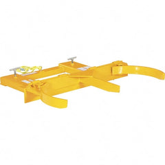 Vestil - 2,000 Lb Load Capacity, 55 Gal Drum Grab - 46-1/4" Wide x 9-3/8" High, Steel Wheels - Exact Tooling
