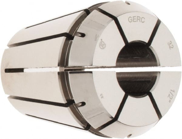 Parlec - 1/2" ER32 Collet - 0.0002" TIR, 1.574" OAL, 1.3" Overall Diam - Exact Tooling