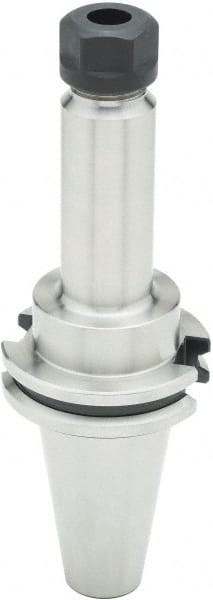 Parlec - 0.5mm to 10mm Capacity, 5" Projection, CAT40 Taper Shank, ER16 Collet Chuck - 7.69" OAL - Exact Tooling