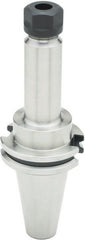 Parlec - 0.5mm to 10mm Capacity, 5" Projection, CAT40 Taper Shank, ER16 Collet Chuck - 7.69" OAL - Exact Tooling
