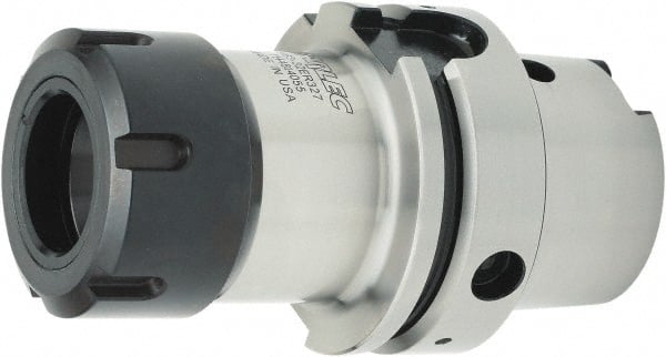 Parlec - 123mm Projection, HSK63A Hollow Taper, ER32 Collet Chuck - Through Coolant - Exact Tooling