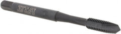 Kennametal - #10-32, 2 Flute, Oxide Finish, Vanadium High Speed Steel Spiral Point Tap - Plug Chamfer, Right Hand Thread, 2-3/8" OAL, 12.7mm Thread Length, 4.93mm Shank Diam, Series GOtap - Exact Tooling