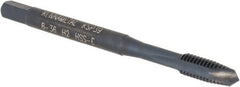 Kennametal - #8-36, 2 Flute, Oxide Finish, Vanadium High Speed Steel Spiral Point Tap - Plug Chamfer, Right Hand Thread, 2-1/8" OAL, 9.7mm Thread Length, 4.27mm Shank Diam, 2B/3B Class of Fit, Series GOtap - Exact Tooling