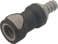 CPC Colder Products - 1/4" Nominal Flow, Female, Nonspill Quick Disconnect Coupling - 120 Max psi, 32 to 160°F, Polypropylene Coupling - Exact Tooling