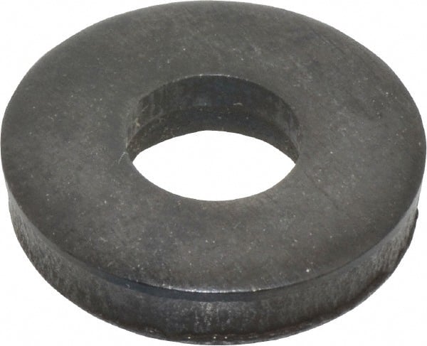 Gibraltar - 5/16" Screw, Steel Standard Flat Washer - 11/32" ID x 53/64" OD, 3/16" Thick, Black Oxide Finish - Exact Tooling