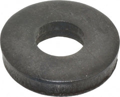 Gibraltar - 5/16" Screw, Steel Standard Flat Washer - 11/32" ID x 53/64" OD, 3/16" Thick, Black Oxide Finish - Exact Tooling