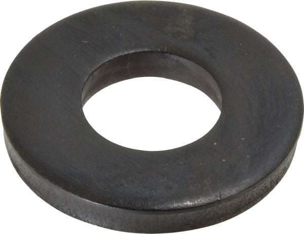 Gibraltar - 3/4" Screw, Steel Standard Flat Washer - 25/32" ID x 1-11/16" OD, 1/4" Thick, Black Oxide Finish - Exact Tooling
