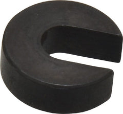 Gibraltar - 1/4" Bolt, 1/4" Thick, Black Oxide Finish, Case Hardened Steel C Washer - Grade 12L14, 9/32" Inside & 3/4" OD - Exact Tooling
