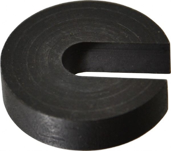 Gibraltar - 1/4" Bolt, 1/4" Thick, Black Oxide Finish, Case Hardened Steel C Washer - Grade 12L14, 9/32" Inside & 1" OD - Exact Tooling