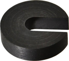 Gibraltar - 1/4" Bolt, 1/4" Thick, Black Oxide Finish, Case Hardened Steel C Washer - Grade 12L14, 9/32" Inside & 1" OD - Exact Tooling