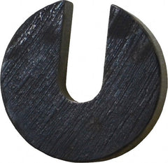 Gibraltar - 5/16" Bolt, 5/16" Thick, Black Oxide Finish, Case Hardened Steel C Washer - Grade 12L14, 11/32" Inside & 1-1/4" OD - Exact Tooling