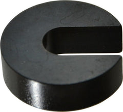 Gibraltar - 5/16 or 3/8" Bolt, 3/8" Thick, Black Oxide Finish, Case Hardened Steel C Washer - Grade 12L14, 13/32" Inside & 1-1/4" OD - Exact Tooling