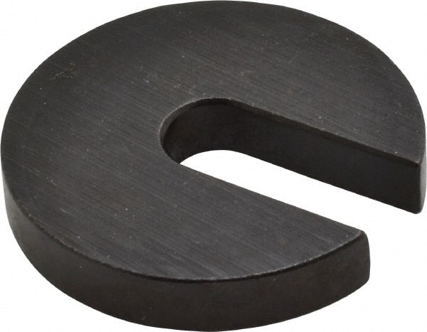 Gibraltar - 7/16 or 1/2" Bolt, 3/8" Thick, Black Oxide Finish, Case Hardened Steel C Washer - Grade 12L14, 17/32" Inside & 2-1/4" OD - Exact Tooling