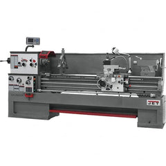 Jet - 22" Swing, 80" Between Centers, 230 Volt, Triple Phase Engine Lathe - 7MT Taper, 10 hp, 25 to 1,800 RPM, 3-1/8" Bore Diam, 40" Deep x 49" High x 136" Long - Exact Tooling